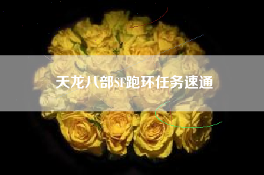 天龙八部SF跑环任务速通  第1张