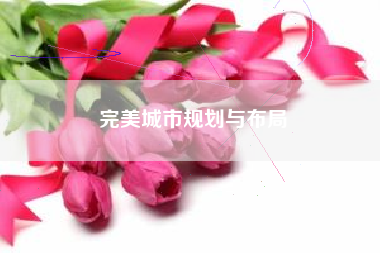 完美城市规划与布局  第1张
