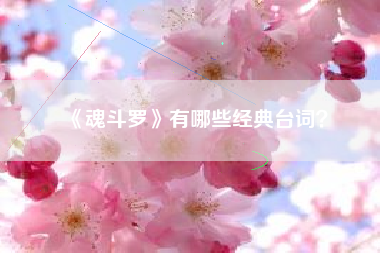 《魂斗罗》有哪些经典台词？  第1张
