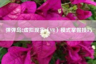 弹弹岛2虚拟现实（VR）模式掌握技巧  第1张