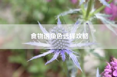 食物语角色选择攻略  第1张