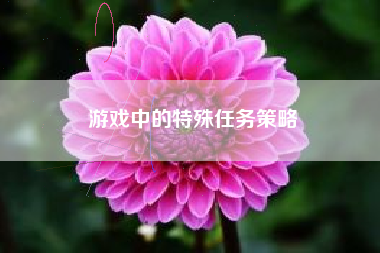游戏中的特殊任务策略  第1张