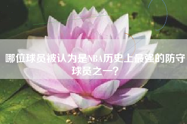 哪位球员被认为是NBA历史上最强的防守球员之一？  第1张