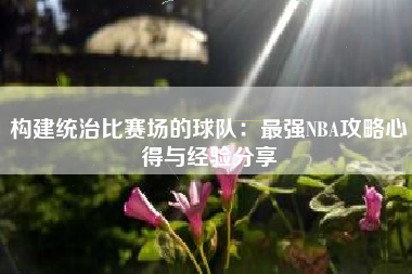 构建统治比赛场的球队：最强NBA攻略心得与经验分享  第1张