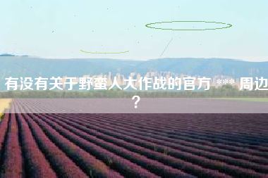 有没有关于野蛮人大作战的官方 *** 周边？  第1张
