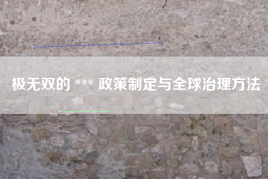 极无双的 *** 政策制定与全球治理方法  第1张