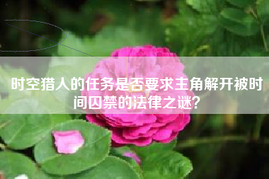 时空猎人的任务是否要求主角解开被时间囚禁的法律之谜？  第1张