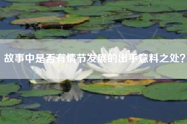 故事中是否有情节发展的出乎意料之处？  第1张