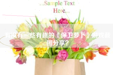 有没有一些有趣的《保卫萝卜》游戏截图分享？  第1张